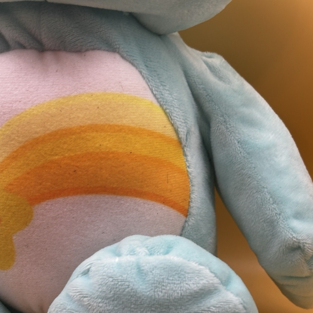 Care Bears Plush Stuffed Toy Wish Bear 14" Teal Soft Huggable Gift For Kids - Picture 4 of 10